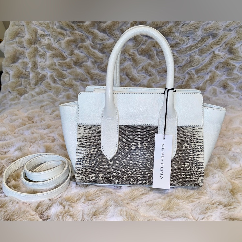 🆕 NWT | Adriana Castro | Leather, Snakeskin Bag